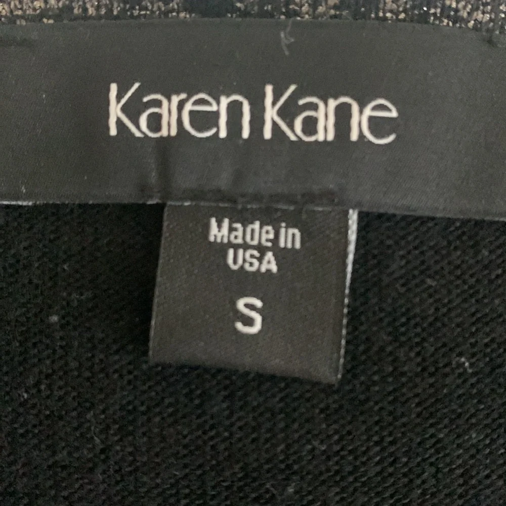 Karen Kane Metallic Asymmetric Tunic Top - Picture 5 of 7